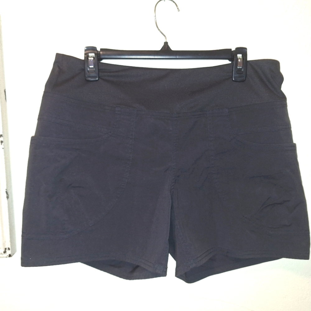 Prana Black Kabab Shorts Size L